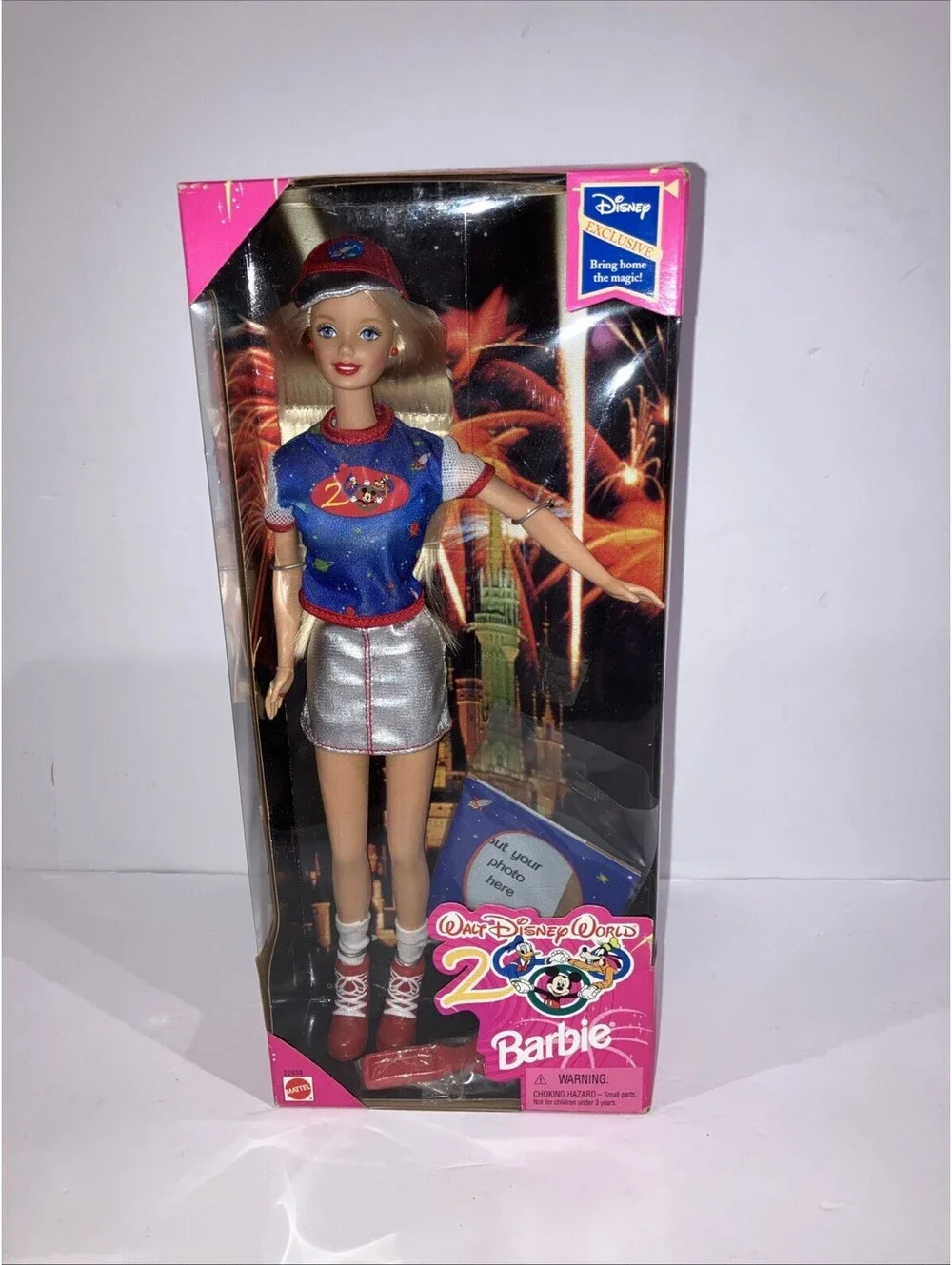 Barbie Walt Disney World 2000 #22939 Doll The New Millennium Theme Park NEW